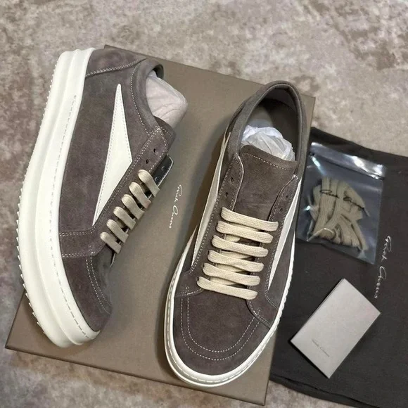 Men's Brown and Cream Sneakers
